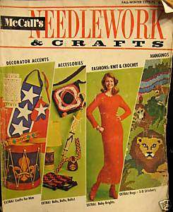 McCALLS NEEDLEWORK & CRAFTS Fall/Winter 1972 73 Sewing  