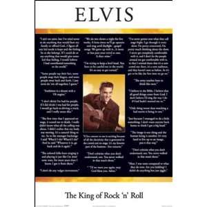  Elvis In Their Words Poster 24810 Patio, Lawn & Garden