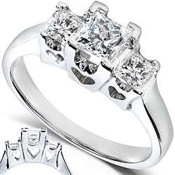 14k Gold 3/4ct TDW Princess Diamond Ring (H I, I1 I2)  
