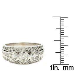   TDW Diamond 3 stone Anniversary Ring (H I, I1)(Size 7)  