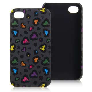 LeopardⅢ Heart Hard Back Case Cover for Apple iphone 4 4S NEW HOT 