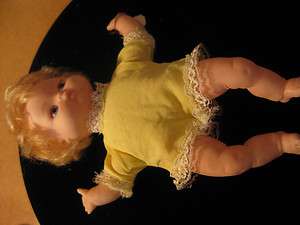 Vintage UD Co. Inc. Doll Hong Kong Toy Girl yellow baby  