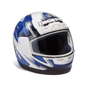  Bieffe® Racing Helmets   Fire Graphics, BLACK/SILVER, 2XL 