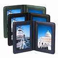 Royce Leather Double 3 x 5 inch Picture Frame