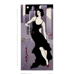  La Dame En Noire Finest LAMINATED Print Janet Kruskamp 5x9 