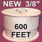 New 600 Feet/Foot Nylon Rope,3/8 Boat Dock Anchor Line