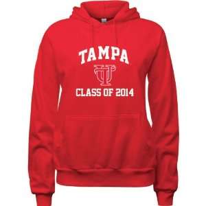  Tampa Spartans Red Womens Class of 2014 Arch Hooded 