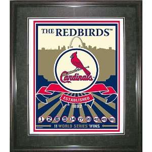   Louis Cardinals Framed Limited Edition Screen Print