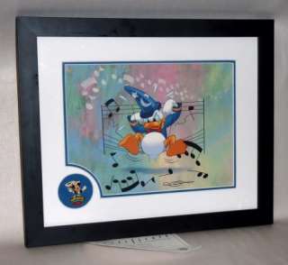 2003 Disney Framed Print & Pin Mickeys Philharmagic – Donald Duck 