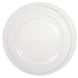    by Jay Clear Beaded Glass Charger Plates (Set of 2)  