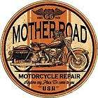 Motorcycle Mother Road Repair Bike Harley Vintage Advertising Tin Sign 