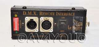 DMX Interface for Le Maitre Neutron XS Hazer Haze Machine  