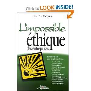   éthique des entreprises (9782708127999) André Boyer Books