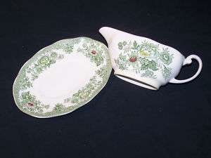 Enoch Wedgwood Tunstall Kent Gravy Boat with Liner  