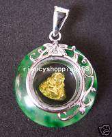 jade rotatable Buddha lucky pendant  