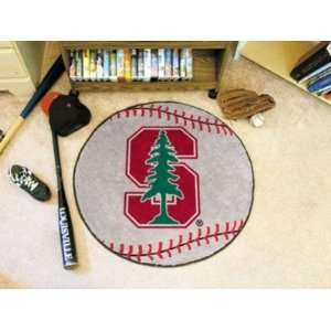  Stanford Cardinal Baseball Shaped Area Rug Welcome/Door 