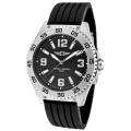 by Invicta Mens Black Textured Silicon Watch Was $89 
