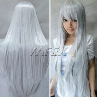 Fashion 80CM Heat Resistant Long Straight Cosplay HOT Wig Wigs hair 