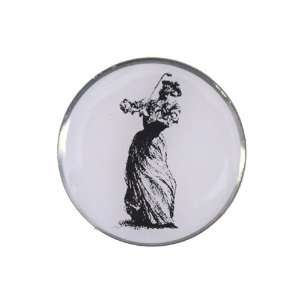 Victorian Lady Golf Ball Marker with Magnetic Clip