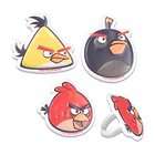 ANGRY BIRDS inspired edible cupcake cake toppers party decoration
