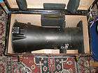 very large military aerial recon camera lens and accessories in case 