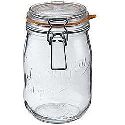 Le Parfait 2 liter Glass Canning Jars (Pack of 6)  