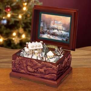 Thomas Kinkade The Joy Of Christmas Music Box #07 27240 002  