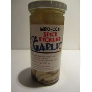 Mro Cos Spicey Pickled Garlic Grocery & Gourmet Food