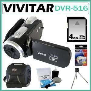   Camcorder with 1.5 inch LCD + 4GB Accessory Kit