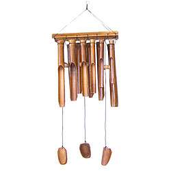   12 Tube Painted Bamboo Wind Chime (Indonesia)  