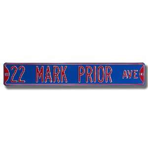  Authentic Street Signs Chicago Cubs Mark Prior Street Sign 