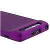 2in1 Hard Black+Purple Case+Privacy Guard For Motorola Droid RAZR 