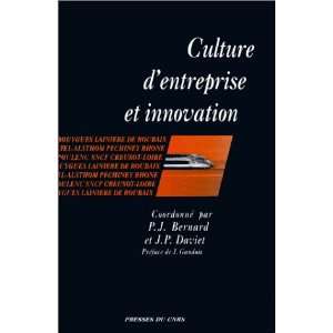  Culture dentreprise et innovation (Collection Recherche 