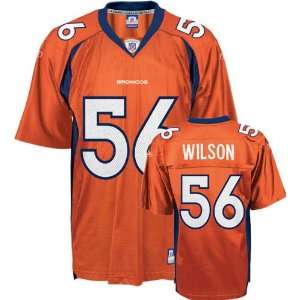  Al Wilson Orange Reebok NFL Replica Denver Broncos Jersey 