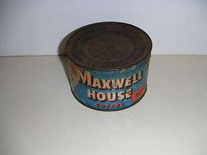 Maxwell House Coffee Can Vintage  