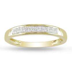 14k Yellow Gold 1/4ct TDW Diamond Eternity Ring (G H, I1 I2 