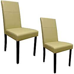   of Tiffany Cream Dining Room Chairs (Set of 2)  