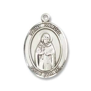  St. Samuel Sterling Silver Medal with 18 Sterling Chain 