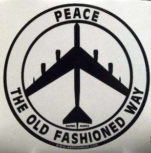 Peace The Old Fashioned Way Decals, Additional Colors and Sizes 