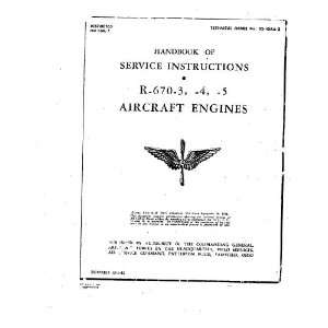 Continental R 670  3  5 Aircraft Engine Service Manual Continental R 