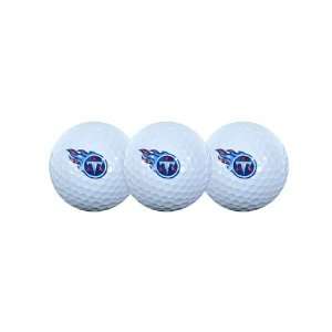  Tennessee Titans Set of 3 Golf Balls