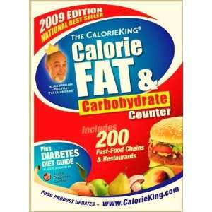  Calorie King Calorie, Fat & Carbohydrate Counter 2009 