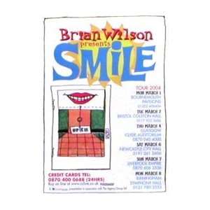  BRIAN WILSON UK Tour 2004 Music Poster