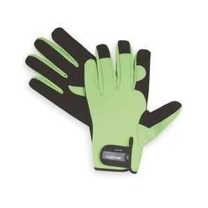 Condor 2RA41 Glove, Mechanics, Hi Vis, Hook/Loop, XL, Pr  
