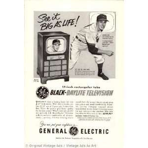 1951 General Electric (Bob Feller) See it Big as Life 