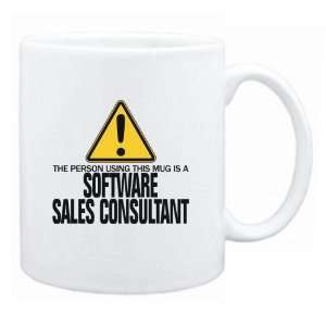  New  The Person Using This Mug Is A Software Sales 