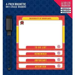  Turner Maryland Terrapins Magnetic To Do Notes, 4 Pack 