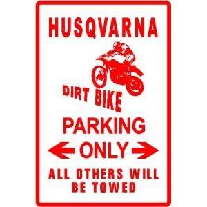  HUSQVARNA PARKING motorcycle sport sign