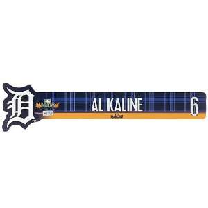  Detroit Tigers Al Kaline 2011 ALCS Locker Nameplate 