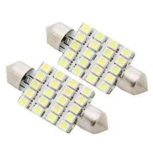   SMD 1.72 12V Festoon Dome Light LED bulbs 211 2 212 2 569 578   White